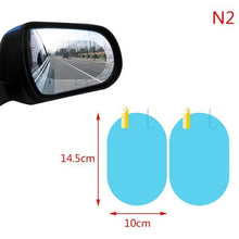 Load image into Gallery viewer, 1 Pair Rainproof Film Car Anti Water Mist Film Anti Fog Coating Rainproof Hydrophobic Rearview Mirror Protective Film - Firepush
